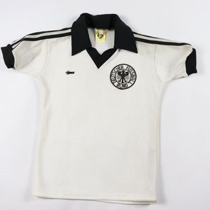 90s New Germany Youth Large Soccer Jersey White